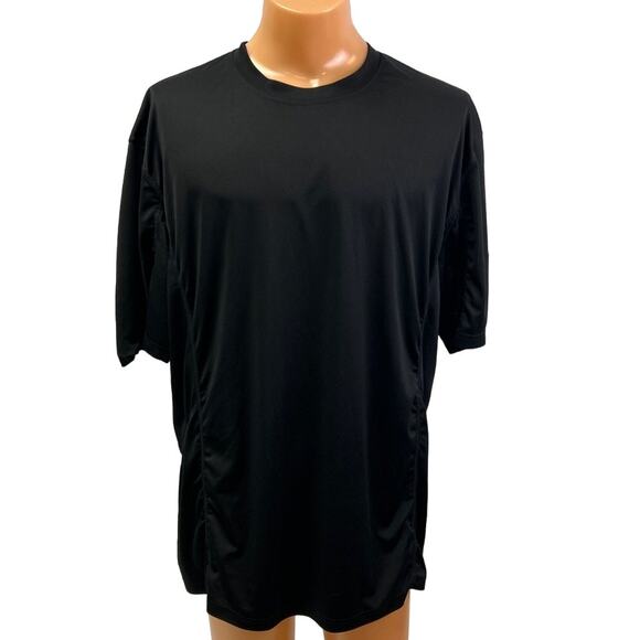 SP Active Mens 3XB Fitted Short Sleeve Crew Neck Polyester Athletic Tee Shirt - Picture 1 of 4